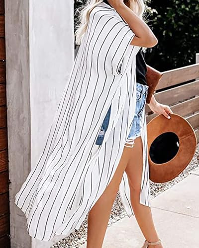 Image of Swimsuit Coverups for Women Sarong Beach Bikini Wrap Sheer Short Skirt Chiffon Scarf for Swimwear