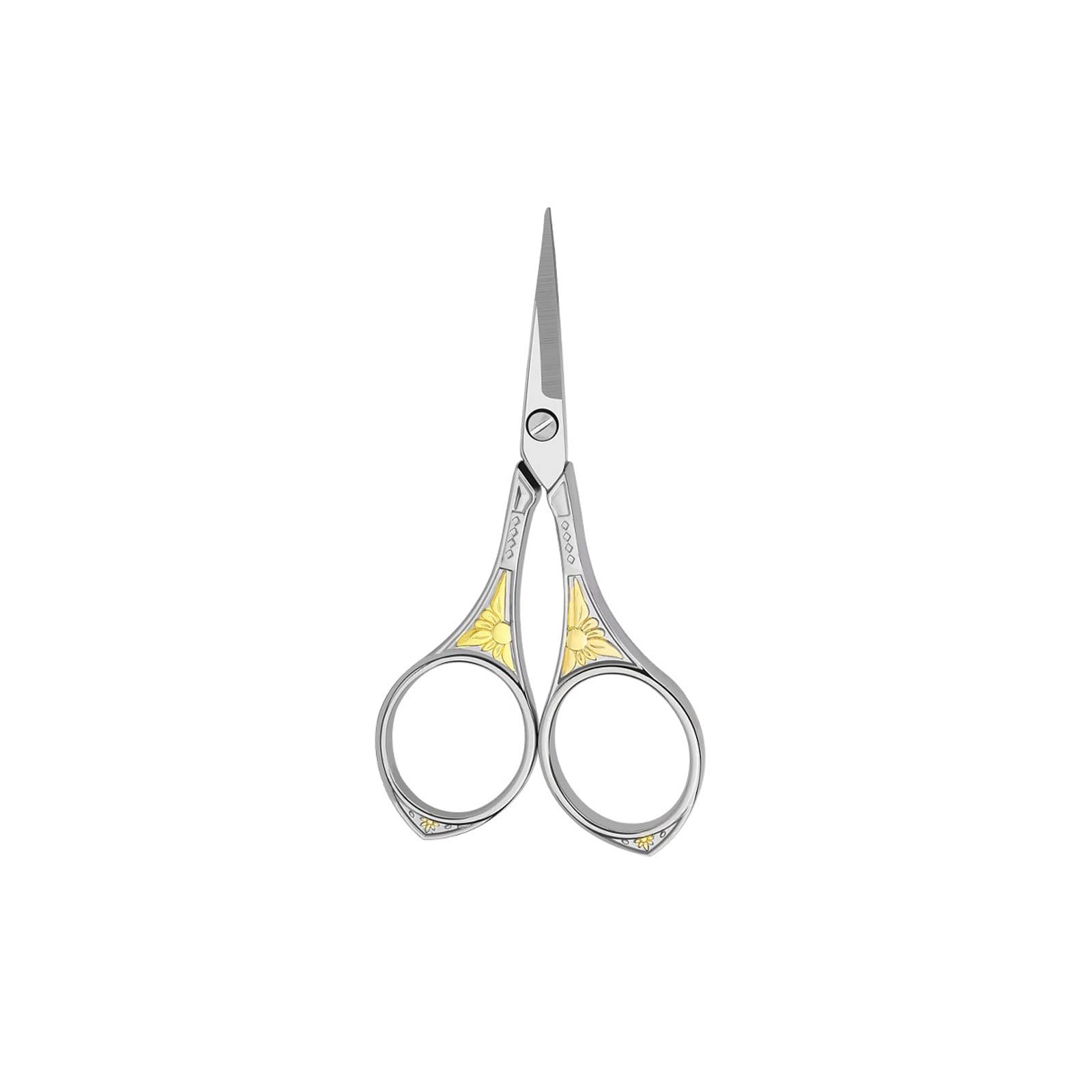 Mnuvxzaewf Gold Vintage Tailor Scissors Stainless Steel Scissor Sewing Tool Fabric Cutter Embroidery(Gold)