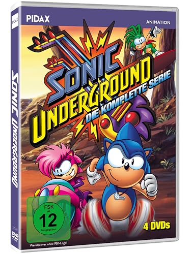 Sonic Underground – Komplette Animation-Serie mit 40 Folgen (Sonic-Klassiker) Die Kult-Zeichentrickserie mit Power, Tempo & Nostalgie! [4 DVDs]