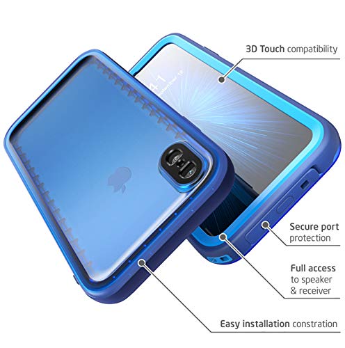 Capinha Case for iPhone Xs Max versão 2018, 6,5 polegadas, Capa robusta de corpo inteiro à prova d'