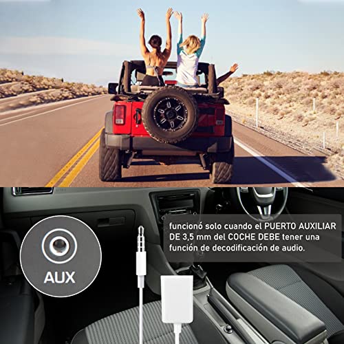 Adaptador USB a Jack 3.5mm para audio de auto miniatura 2
