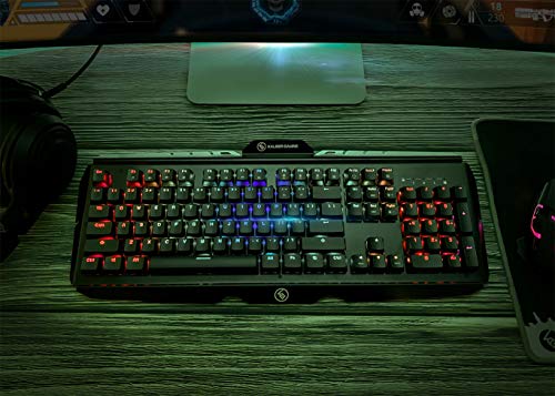 Image of IOGEAR HVER PRO X RGB Optical-Mechanical Keyboard, PC Gaming, RGB Per Key Backlighting, Brown Switches, 25X Faster, Water-Resistant Design, Anti-Ghosting, GKB730-BN