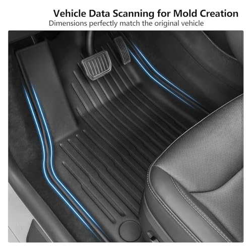 Tapis de sol pour Tesla Model Y Juniper 2025 2026 TPE imperméable - 3