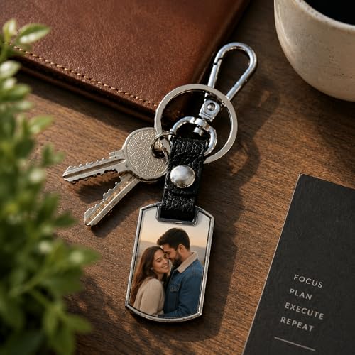 Image of magical gifts Customized Keychains, Unique Personalized Key RIngs and Charms with Your Photos /Name /Design for Bags /Bikes /Car and Gifting Purposes