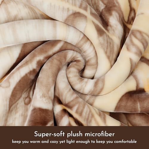 Image of Signature Special Limited Edition Super Soft Double Layered Blanket - 1100 GSM Winter Luxury - Reversible, Ultra Warm & Plush - King & Single Bed (Rustic Bloom, Double)