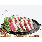 Korean Style BBQ Grill Pan with Maifan Coated Surface Non-stick Smokeless Barbecue Plate for Indoor Outdoor Grilling 32x32cm - Image 5