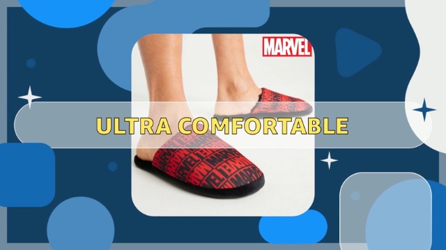 Pantofole Marvel Da Ragazzo Con Spiderman – Tassello Elastico, Suola In Gomma Scanalata, Per Casa, Antiscivolo, Regalo Supereroe