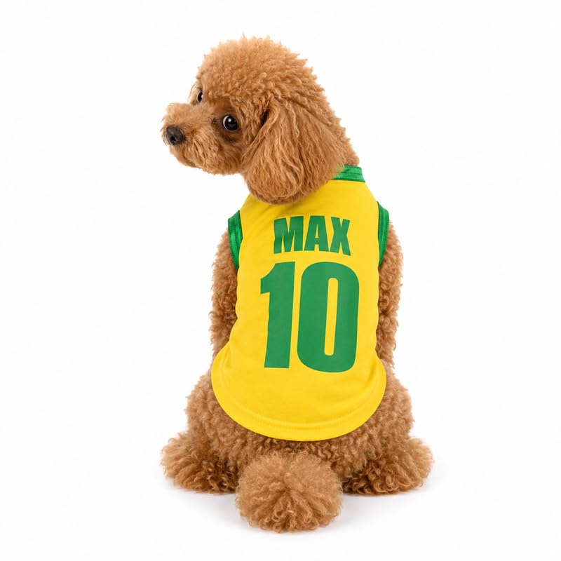 Camisa Personalizada para Perro Cachorro con Tema Nacional (Brasil, XL)