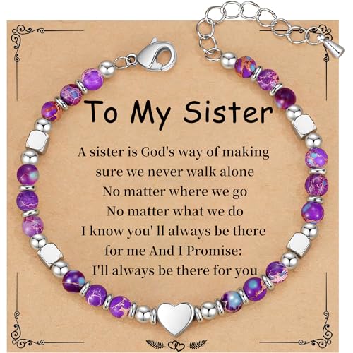 Image of Best Friend Bracelet Gifts for Women Sister Bestie, Christmas Gift for Teens Mom Daughter Granddaughter Birthday Gift for Her Stocking Stuffers