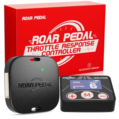 Roar Pedal Throttle Response Controller With Remote Controller Compatible with RAM 1500 New Body Style 2019+ Chevrolet Jeep Chrysler Dodge GMC Nissan Saab 9-3 Fiat Buick
