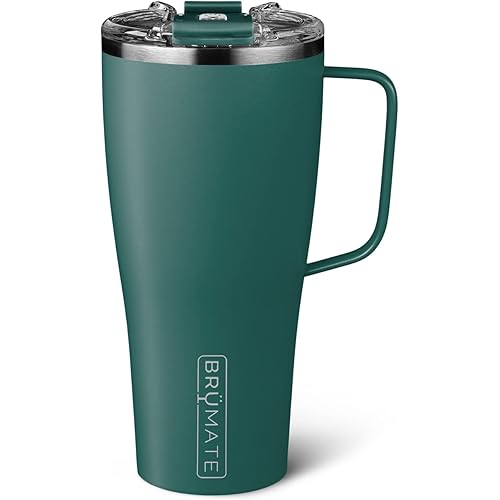 BrüMate Toddy XL - 32oz 100% Leak Proof Insulated Coffee Mug with Handle & Lid - Stainless Steel Coffee Travel Mug - Double Walled Coffee Cup (Matte Hunter)