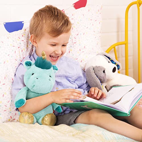 Image of B. toys Elephant Stuffed Animal, Moony Miles, Washable Grey, Grey Elephant