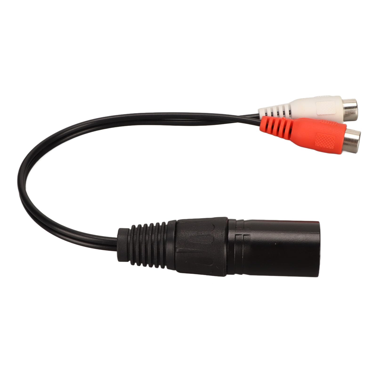 Audio Cable, Zincloge Easy to Use Klarsignal XLR Male to 2 Hona Y Splitter Cable 3 Pins for Active Speakers for Mixer