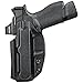 Black Scorpion Outdoor Gear AIWB Dual Clip X Holster fits Springfield Echelon 4.0C (Right-Hand Draw, Black)