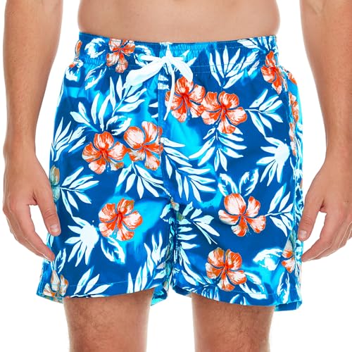 Image of Kanu Surf Men's Big Viper Extended Size Stripe Swim Trunk