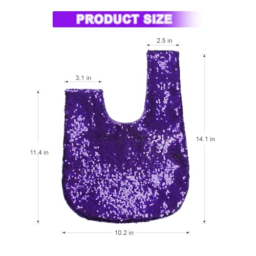 Image of Eternal Beauty Sequin Wristlet Bag, Reinforced Sparkly Evening Clutch for Wedding Guest, Cruise & Prom Mini Purse