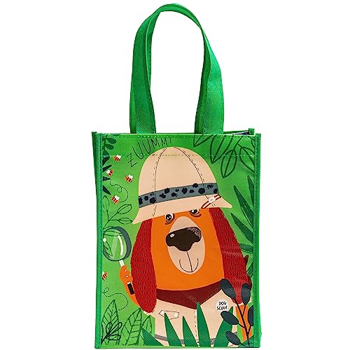 Loveinside-Medium-Recycled-Gifts-Bags-with-Handles-Kids-Reusable-Birthday-Party-Gift-Bag-Shopping-Bag-8-x-4-x-10-1-Pcs-Dog