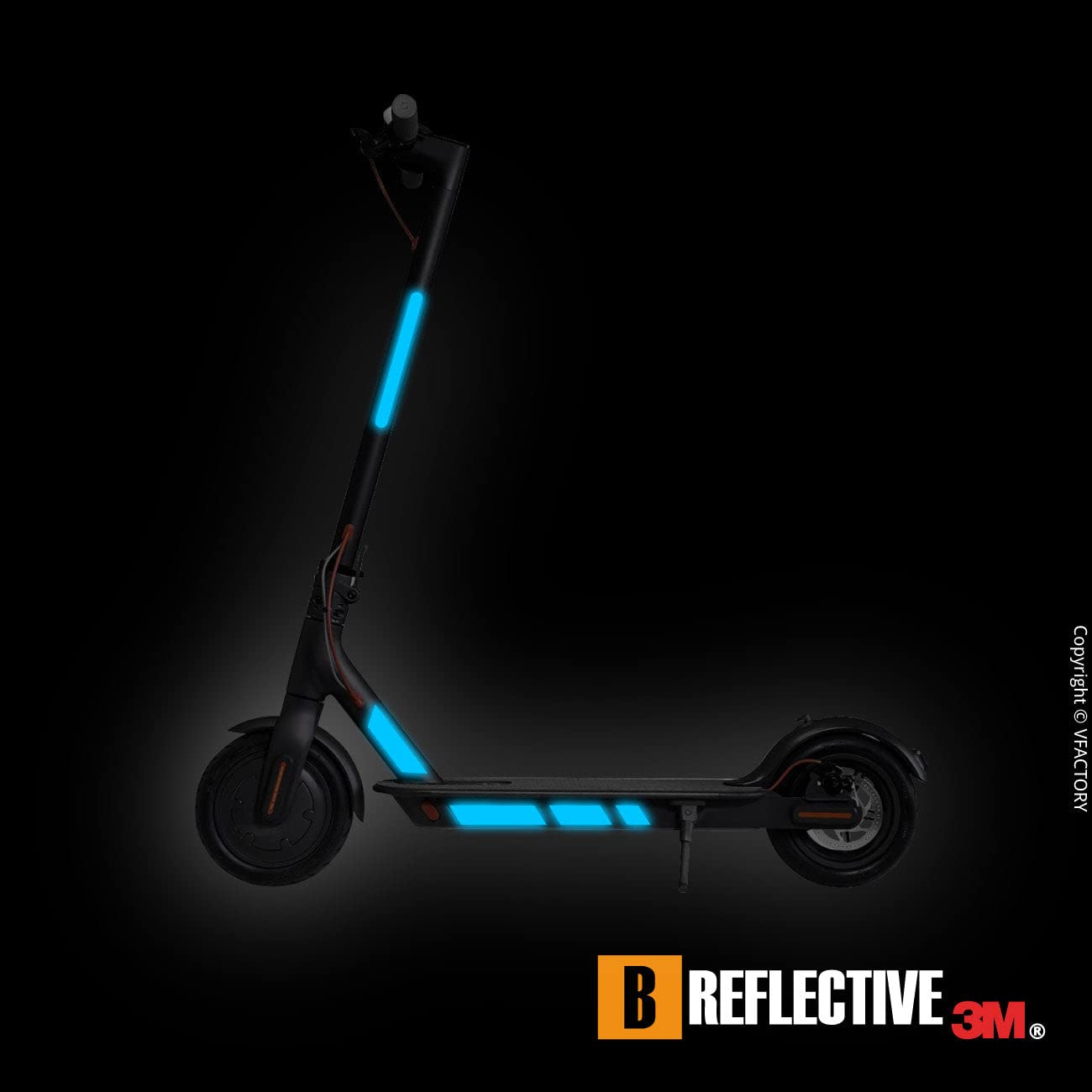 VFLUO EVO-ONE 2™, Kit 5 Adesivi Retroriflettenti SHARK EVO-ONE 2™ E Compatibile Con Tutti I - 2