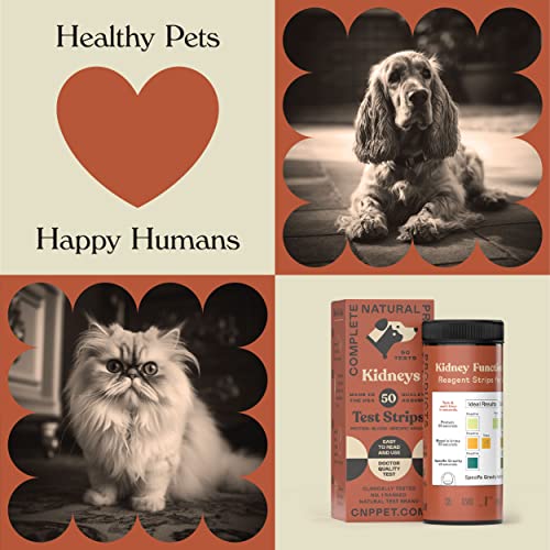 Complete Natural Products Kidney & Bladder Test Strips for Dogs, Cats, & Pets – 50 count – 3 in 1 – Kidney & Bladder Test Strips for Pets Complete Natural Products Kidney & Bladder Test Strips for Dogs, Cats, & Pets – 50 count – 3 in 1 – Kidney & Bladder Test Strips for Pets