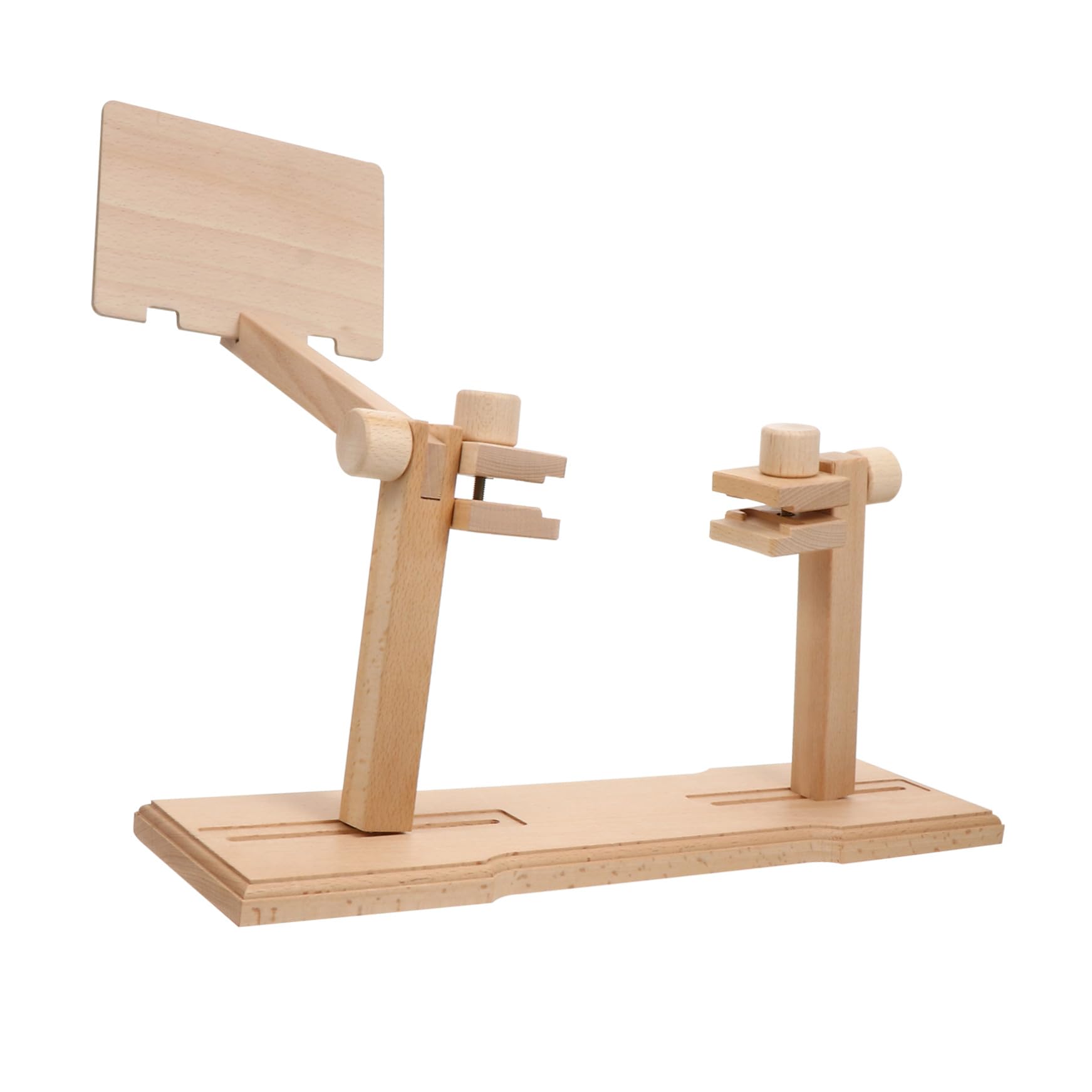 STOBOK 1 Juego bastidor de bordado de escritorio herramientas de bordado Multi herramientas soporte de bordado ajustable herramienta de marco de bordado de madera la cama