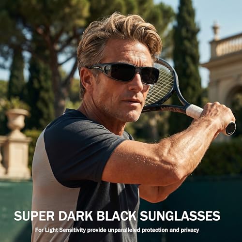 Image of SIPHEW Mirrored Sunglasses Polarized Fit Over Glasses for Men&Women
