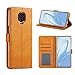 Produktbild CRESEE Redmi Note 9S / Redmi Note 9 Pro Hülle, PU Leder Handyhülle mit 3 Kartenfächer, Schutzhülle Case Tasche Magnetverschluss Flip Cover Stoßfest für Xiaomi Redmi Note 9S/ 9 Pro (Gelb)