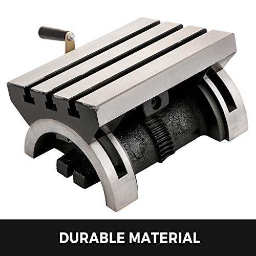 image for BestEquip Tilting Milling Table 7x5inch Tilting Angle Milling Machine 