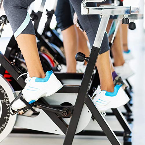 BESPORTBLE Pedais da Bicicleta Com Clips Dedo Do Pé Gaiola E Tiras De Fitness Exercício Spin Bike Pe