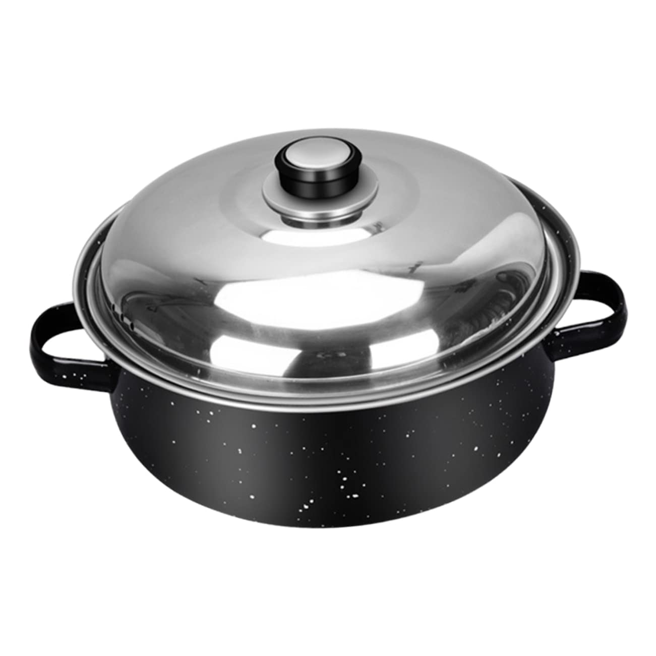 Unomor Multi Function Covered Roasting Pan Baking Dish with Double Handles for Easy Handling for Roasting Sweet Potatoes Corn and More