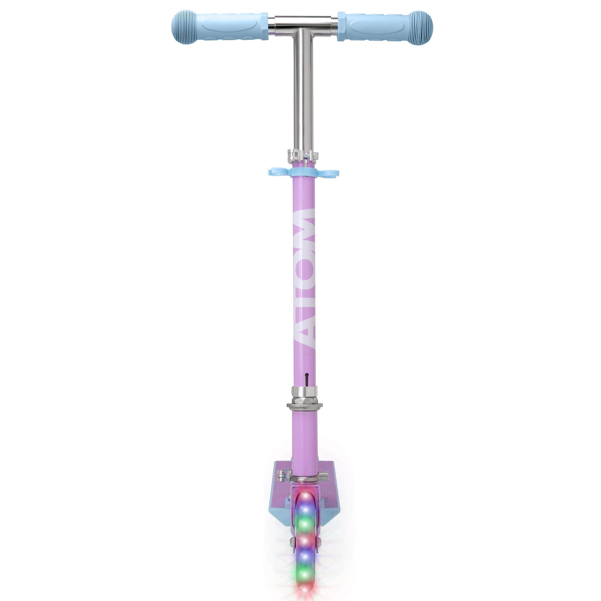 Trottinette Enfant HTI Atom Light Up - Guidon Réglable 67-77cm Roues LED