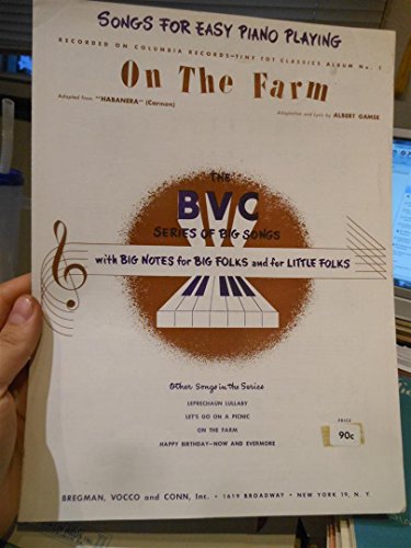 On the Farm. Songs for Easy Piano Playing. Adapted from 'Habanera' (Carmen) [Piano solo]