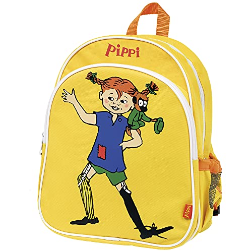 Pippi Langstrumpf Reisetasche - Gelber Kinder Koffer - Rucksack für Mädchen und Jungen - Kunststoff und Polyester - Alter 3+ Cover