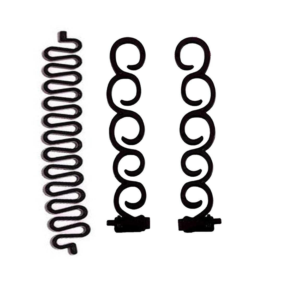 Arooman™ Set Of 3 Braid Tool for hair style, wedding Accessoires, Women And Girls M12190811