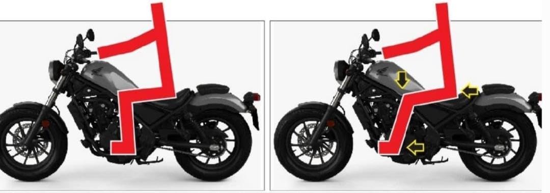 Amazon.co.jp: 限定値下げ！ レブル250 フォワードコントロール