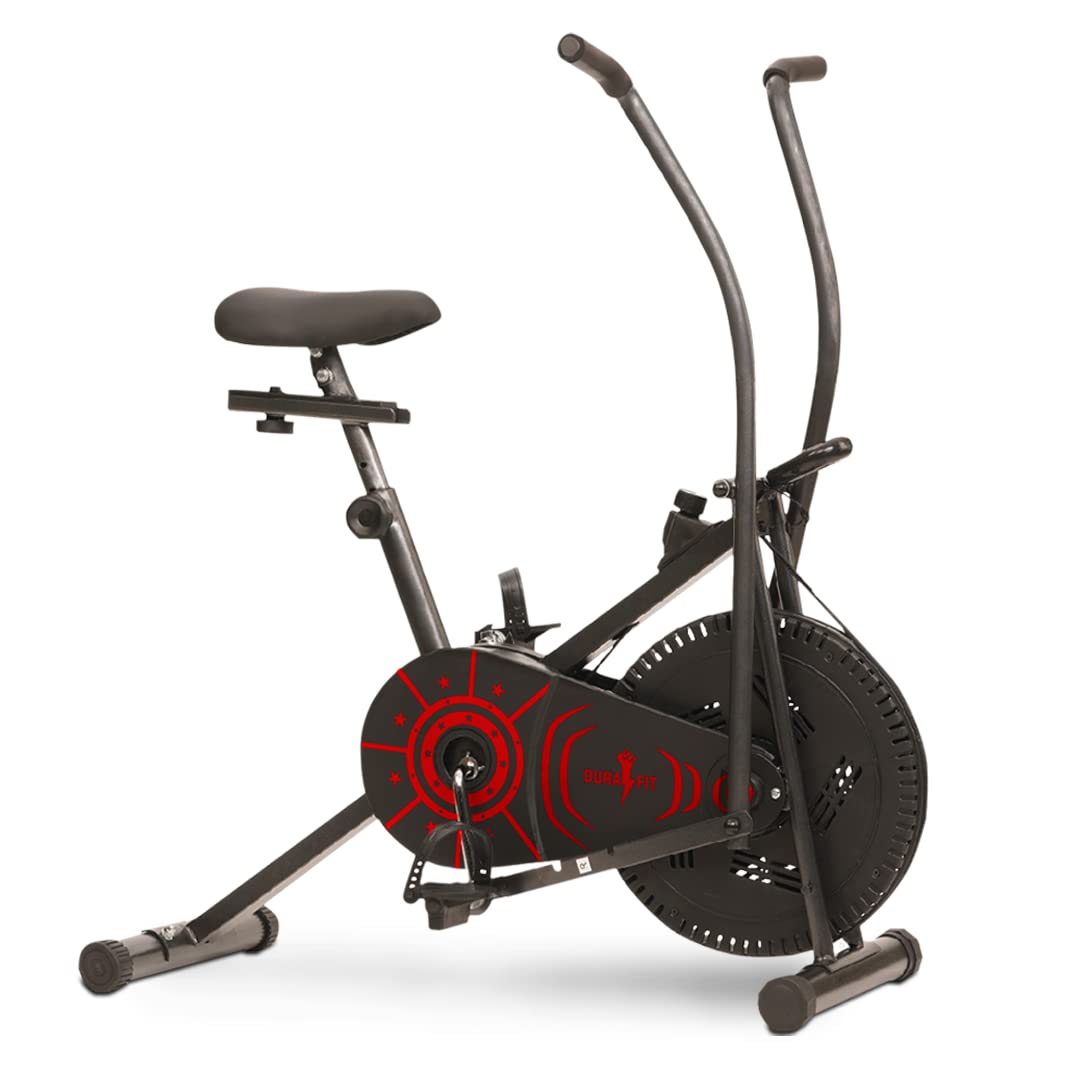 Durafit Air Bike ABR02 With Back Rest And Dual Mode Handles Max User Weight 100 Kg Adjustable Resistance And Seat (B0B5LQQ2Z8) Amazon Price History, Amazon Price Tracker