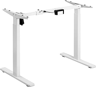 JIN Office Zenith Electric Height Adjustable Table Frame| Standing Desk with 100 Kg Wt. Capacity & 3 Year Warranty| Ergono... Price In India