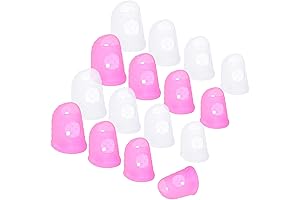 Wisdompro Silicone Fingertip Protectors (16 Pack)
