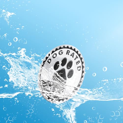 Image of 2 PCS Dogs Badge Rated Car Emblem, 4 x 4 Metal Automotive Badge, 3D Round Metal Car Badges Emblems, Car Badge Decals Stickers Compatible with Jeep Wrangler Vehicles Trucks SUV RV