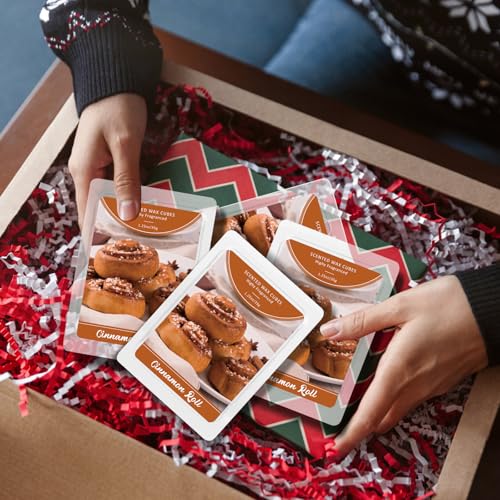 Image of SCENTORINI Wax Melts, Scented Wax Cubes, Cinnamon Roll Scent, 4 Pack | Soy Wax Tarts for Candle Making, Wax Warmer and Home Fragrance Decoration