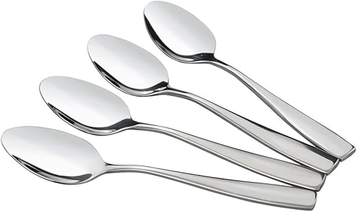 16-Piece Stainless Steel Dessert Spoons