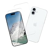 Joywing für 2 Stück iPhone 16 Panzerglas, für 9H Festigkeit Schutzfolie iPhone 16 5G Glas Folie, Hohe Empfindlichkeit Bildschirmschutz Ultra-Klar Schutzglas
