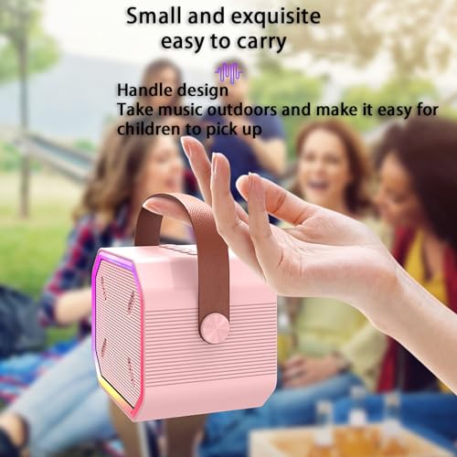 Haut-parleur Bluetooth HiFi avec microphone karaoké et effets lumineux LED - 4
