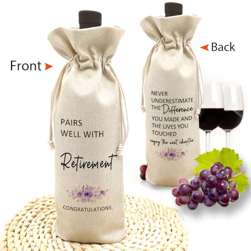 Regalos de jubilación prácticos: bolsa de vino de gran resistencia 4