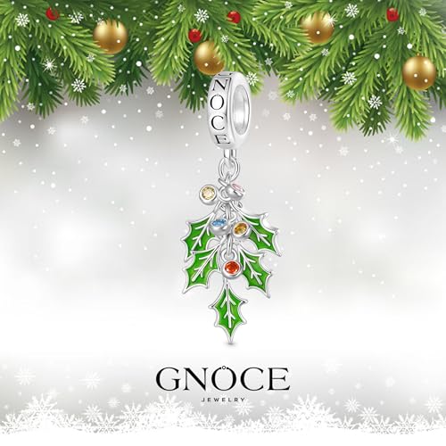 Image of GNOCE Christmas Charm Silver Plated & Sterling Silver Bracelet Gift