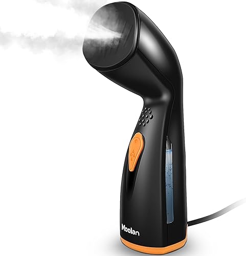 Moolan Vaporizador de viaje para ropa, vaporizador de ropa portátil de 1500 W con calentamiento de 15 segundos, vaporizador de ropa, removedor de