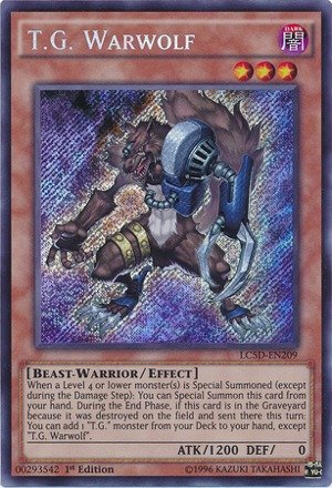 Amazon.com: YU-GI-OH! - T.G. Warwolf (LC5D-EN209) - Legendary