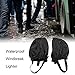 Gator for Hiking Boots, Lightweight Adjustable Leg Gaiters Polyester Fiber Ankle Gaiters Snow Boot Guard for Hiking Walking Climbing (Black)