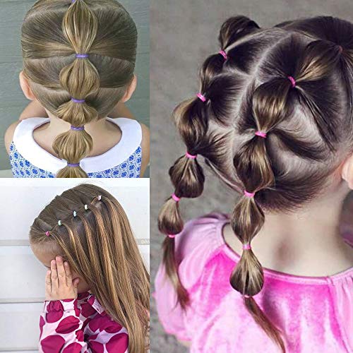 300 Pezzi Cravatte per capelli piccoli per