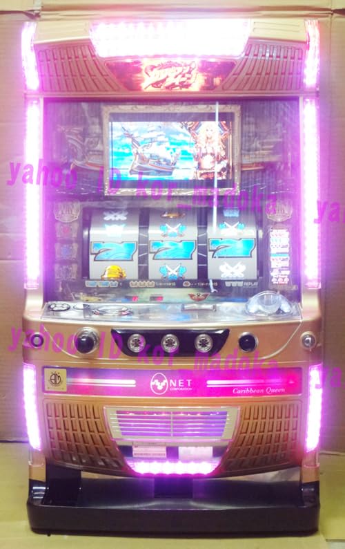 パチスロ 実機 希少レア！ カリビアンクイーン コイン不要機付 NET カリビアンクイーン 中古パチスロ実機 [4ch対応] A-SLOT