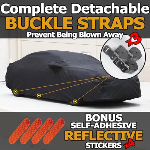 Image of All Weather Waterproof car Cover Good for rain Snow uv Protection dust Escalade ESV Suburban Expedition Yukon XL Excursion Grand Wagoneer Navigator